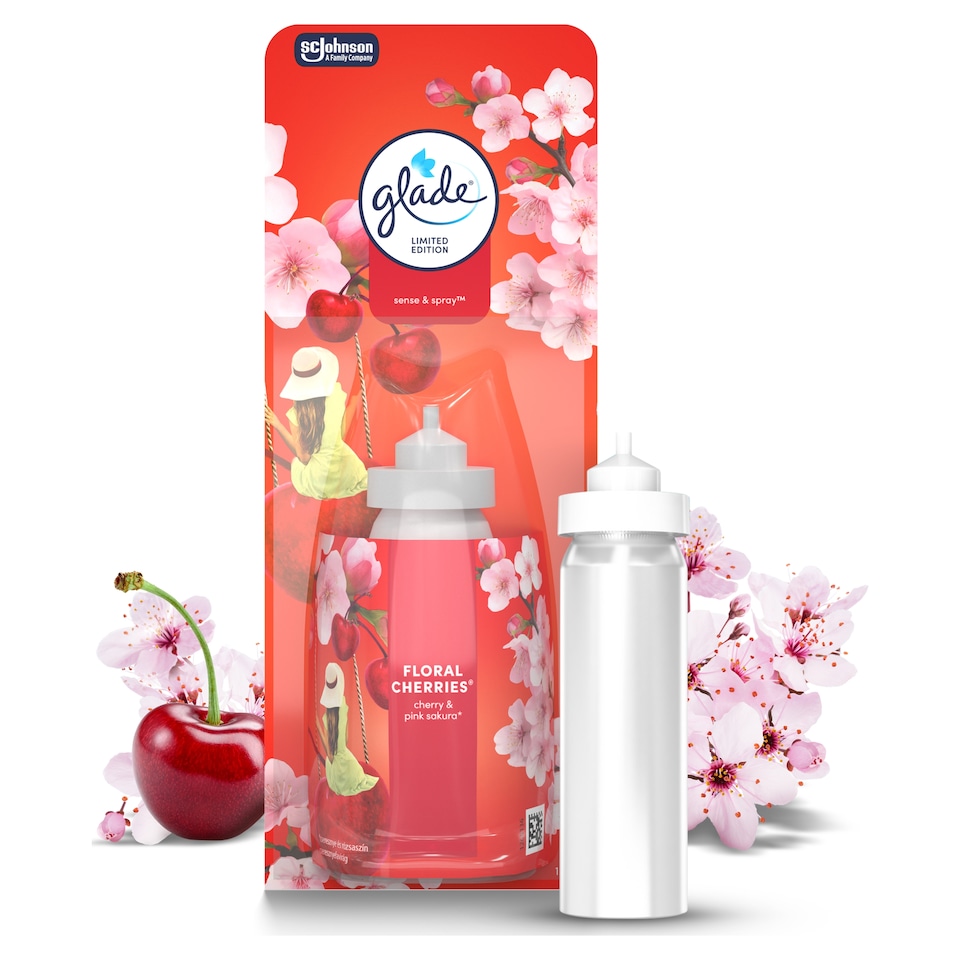 image 1 of Glade Sense And Spray Refill Floral Cherries 18ml