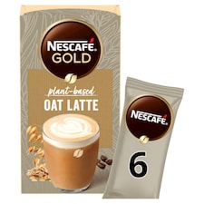Nescafe Gold Plant-Based Oat Latte Coffee Sachets 6x16g