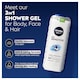 image 2 of NIVEA MEN Sensitive Shower Gel 250ml
