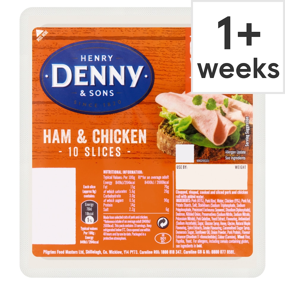 Denny Chicken And Ham 90G
