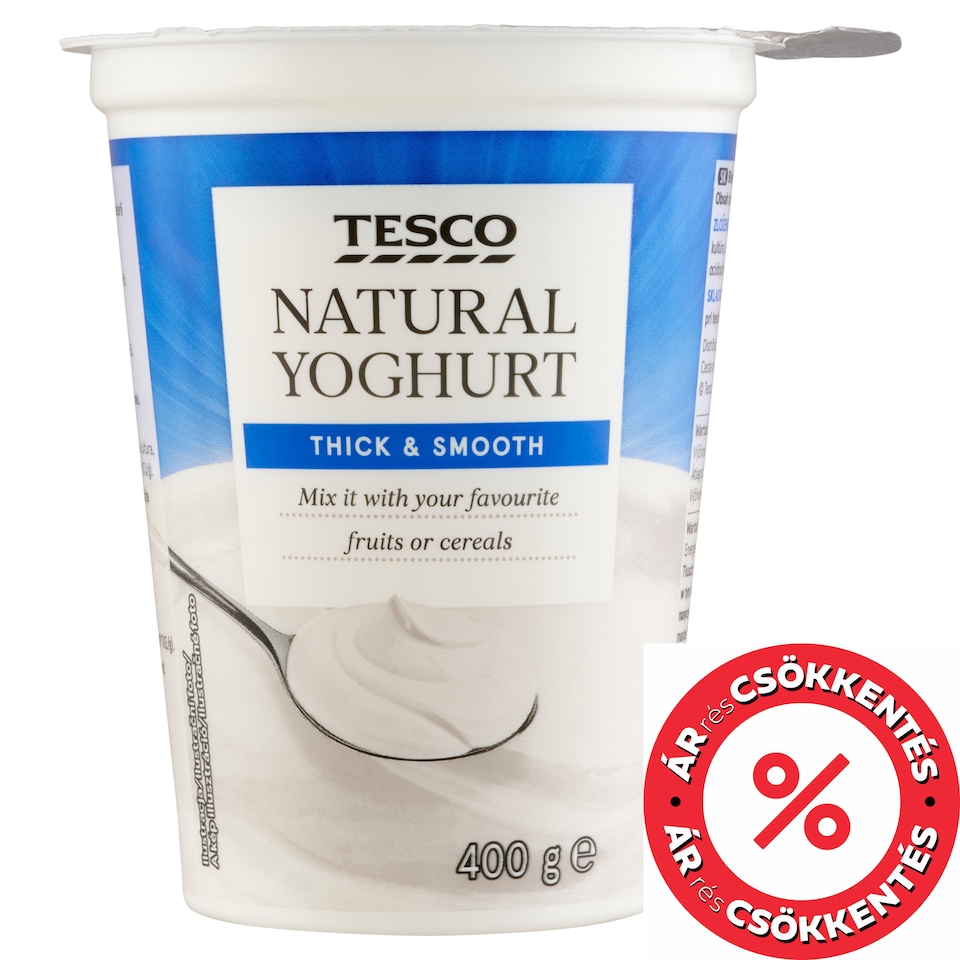 Tesco natúr joghurt 400 g