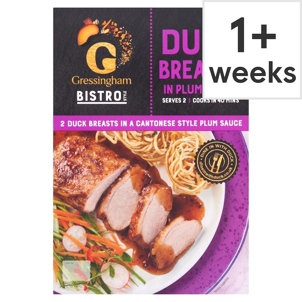 Gressingham Duck Breasts In Plum Sauce 400G