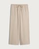 image 4 of F&F Textured Wide Leg Drawstring Co-ord Trousers in Neutral