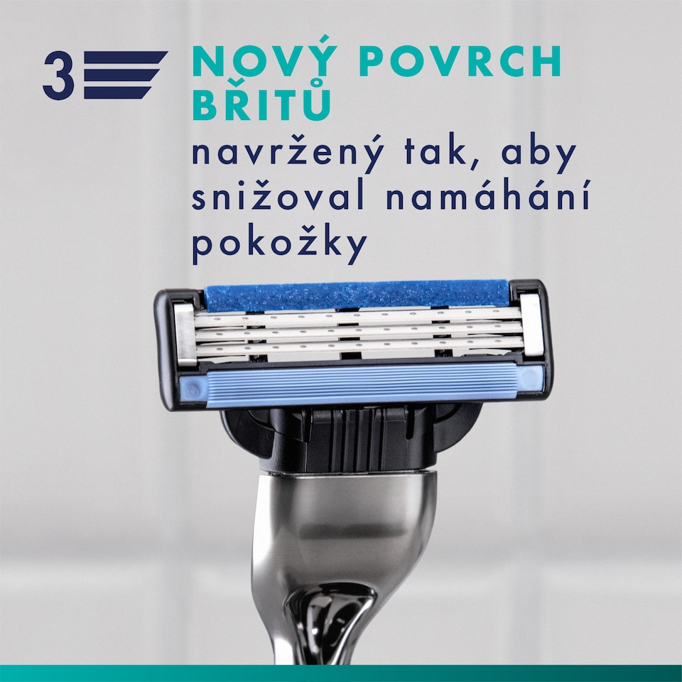 image 1 of Gillette Mach3 Náhradní Holicí Hlavice Pro Muže,Gillette Se 3 Břity