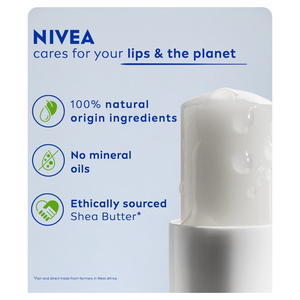 image 1 of NIVEA Original Care Lip Balm 4.8g