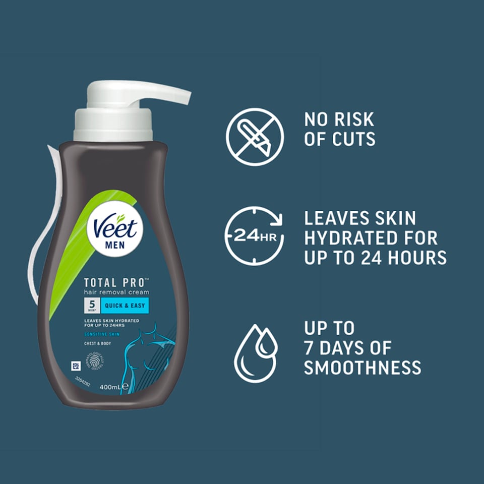 image 1 of Veet Men sensitive hair removal cream 400ml