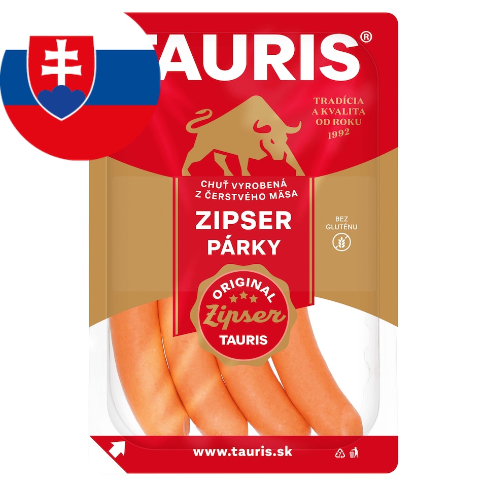 Tauris Zipser Original Sausages 0.165 kg
