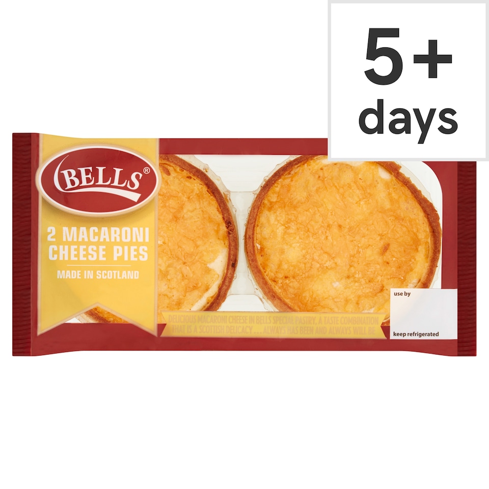 Bells Macaroni Cheese Pies 2 Pack 350g