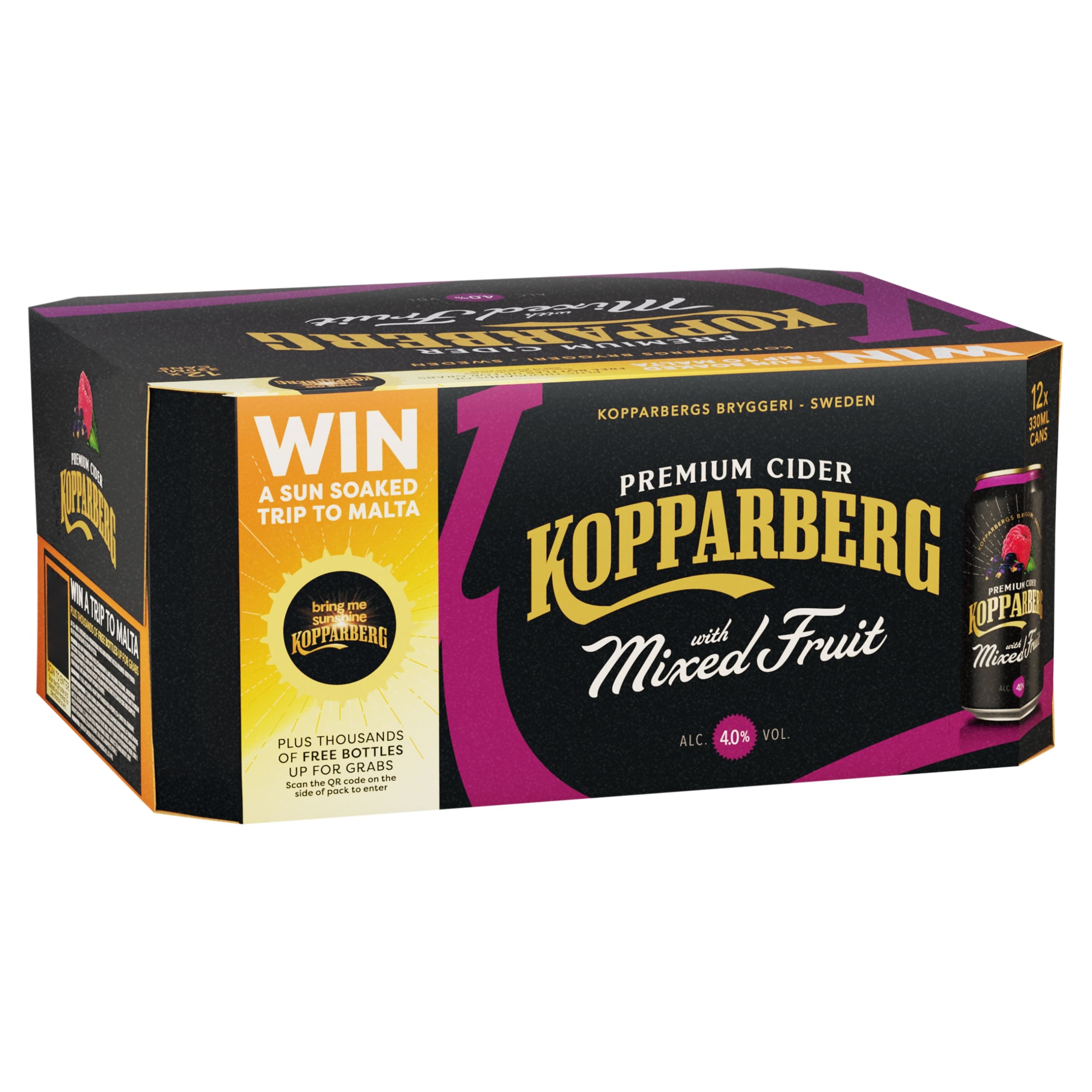 Kopparberg Mixed Fruit Cider 12 x 330ml