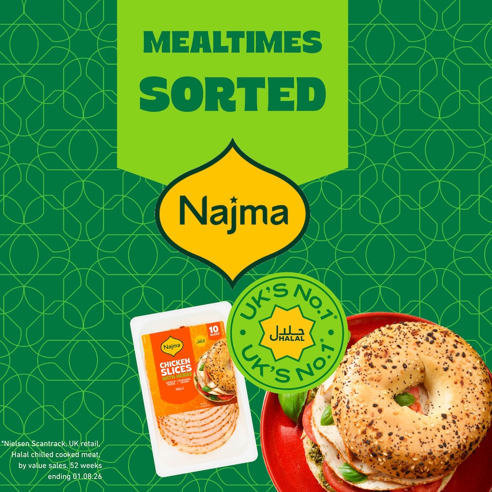 image 1 of Najma Halal Chicken Slices With Herbs 150g