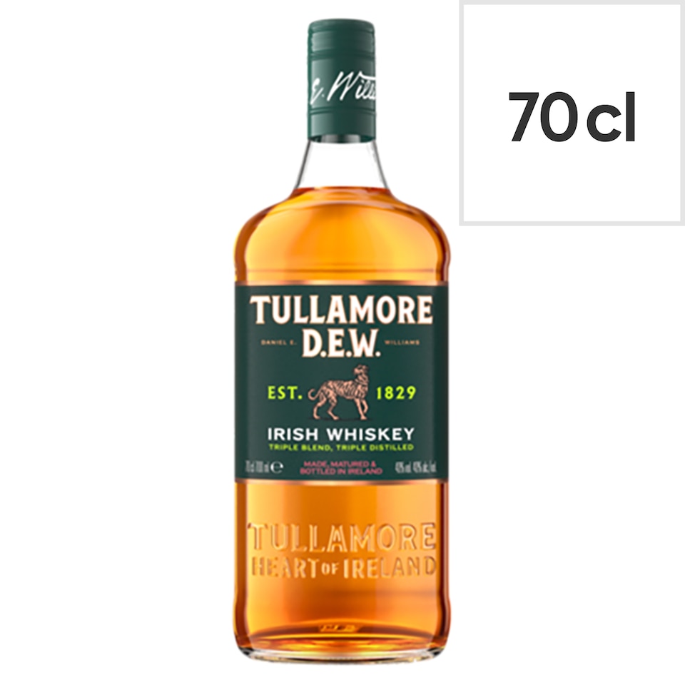 Tullamore D.E.W. Irish Whiskey 70cl