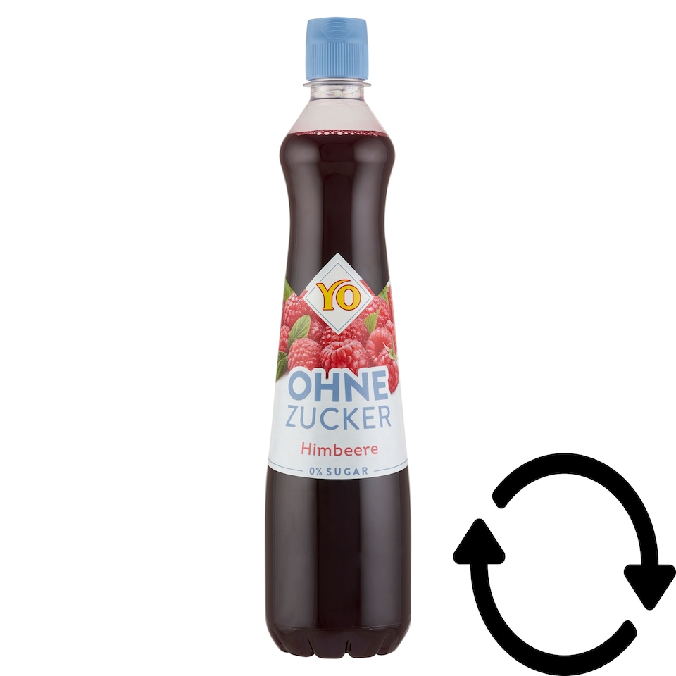 Yo Raspberry Flavoured Syrup with Sweeteners 0,7 l