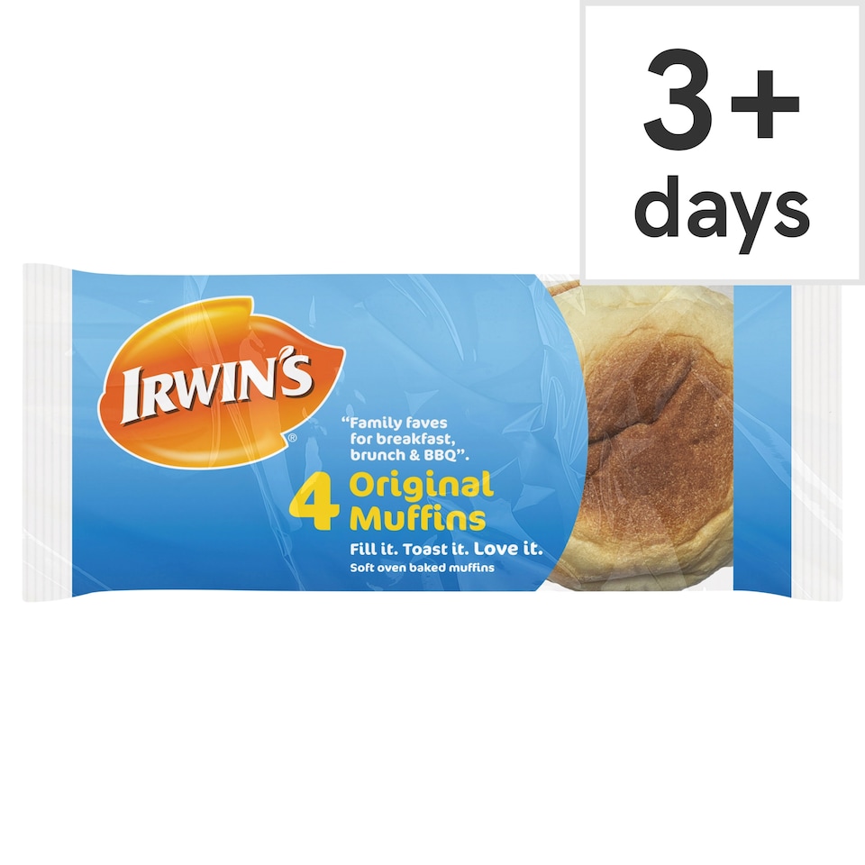 Irwin's Traditional Muffins 4 Pack