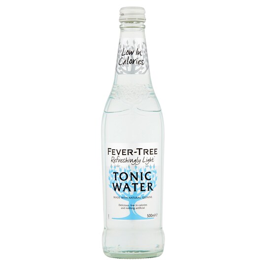 Fever Tree Naturally Light Tonic Water 500ml Tesco Groceries