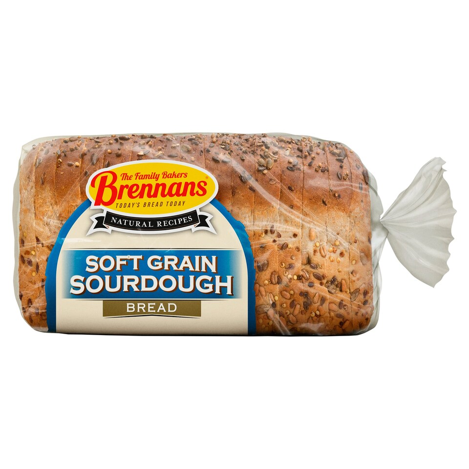 Brennans Natural Recipe Softgrain Sourdough 500G