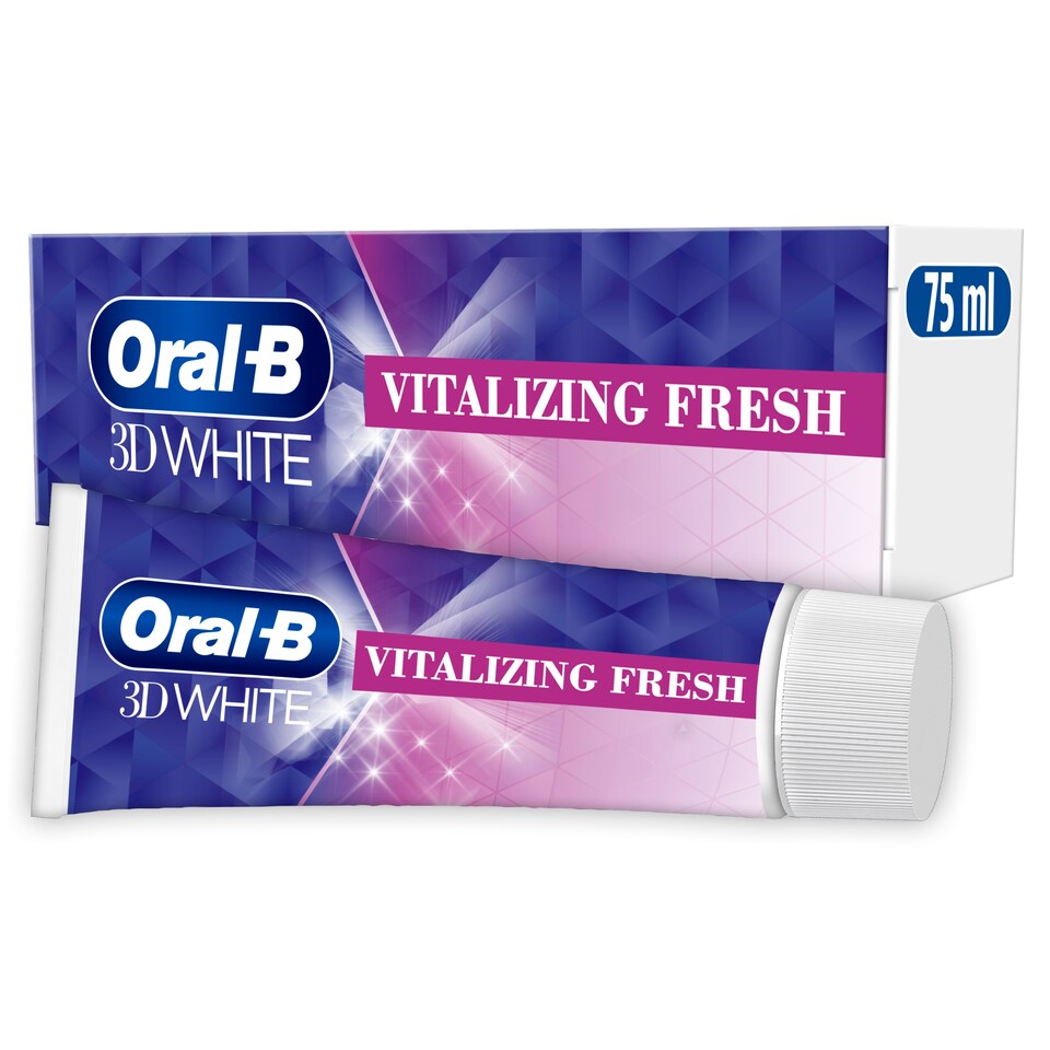 image 1 of Oral-B 3D White Vitalizing Fresh Toothpaste 75Ml