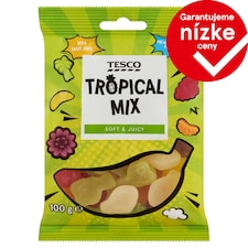Tesco Želé cukríky s ovocnými príchuťami 100 g