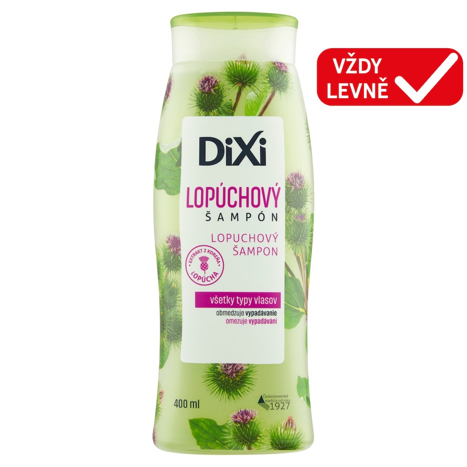 Obrázek 1 pro produkt Dixi Lopuchový šampon 400ml