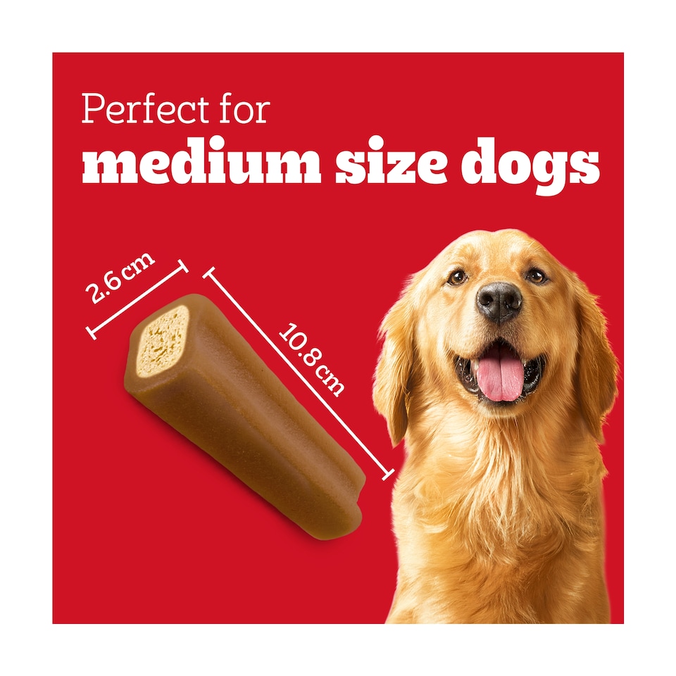 image 1 of Pedigree Jumbone Medium Dog Treats Chicken & Lamb 2 Chews 180g