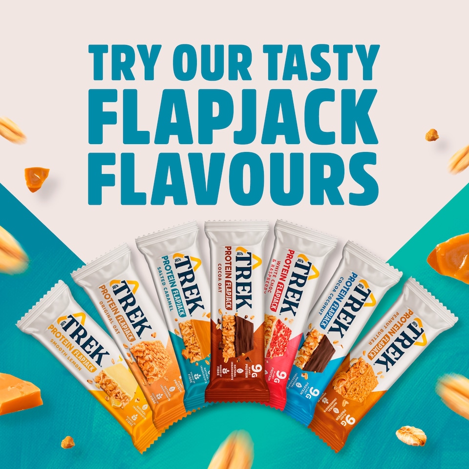 image 1 of TREK Salted Caramel Protein Flapjacks 3x50g