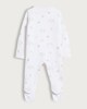 image 2 of F&F Baby 3-Pack Pure Cotton Rainbow and Animal Print Sleepsuits in White