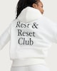 image 1 of F&F Active AFTERCLASS Rest & Reset Hoodie in Cream