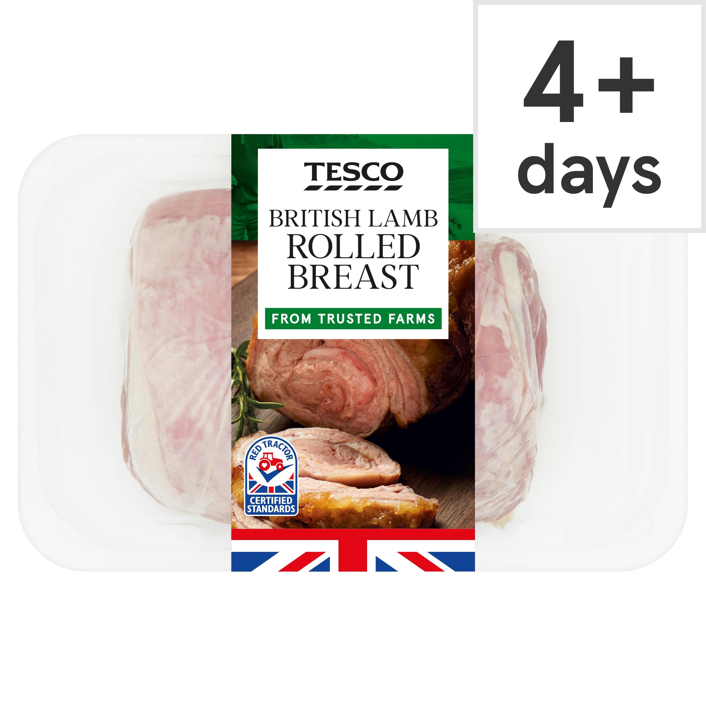 Tesco British Lamb Boneless Rolled Breast Joint
