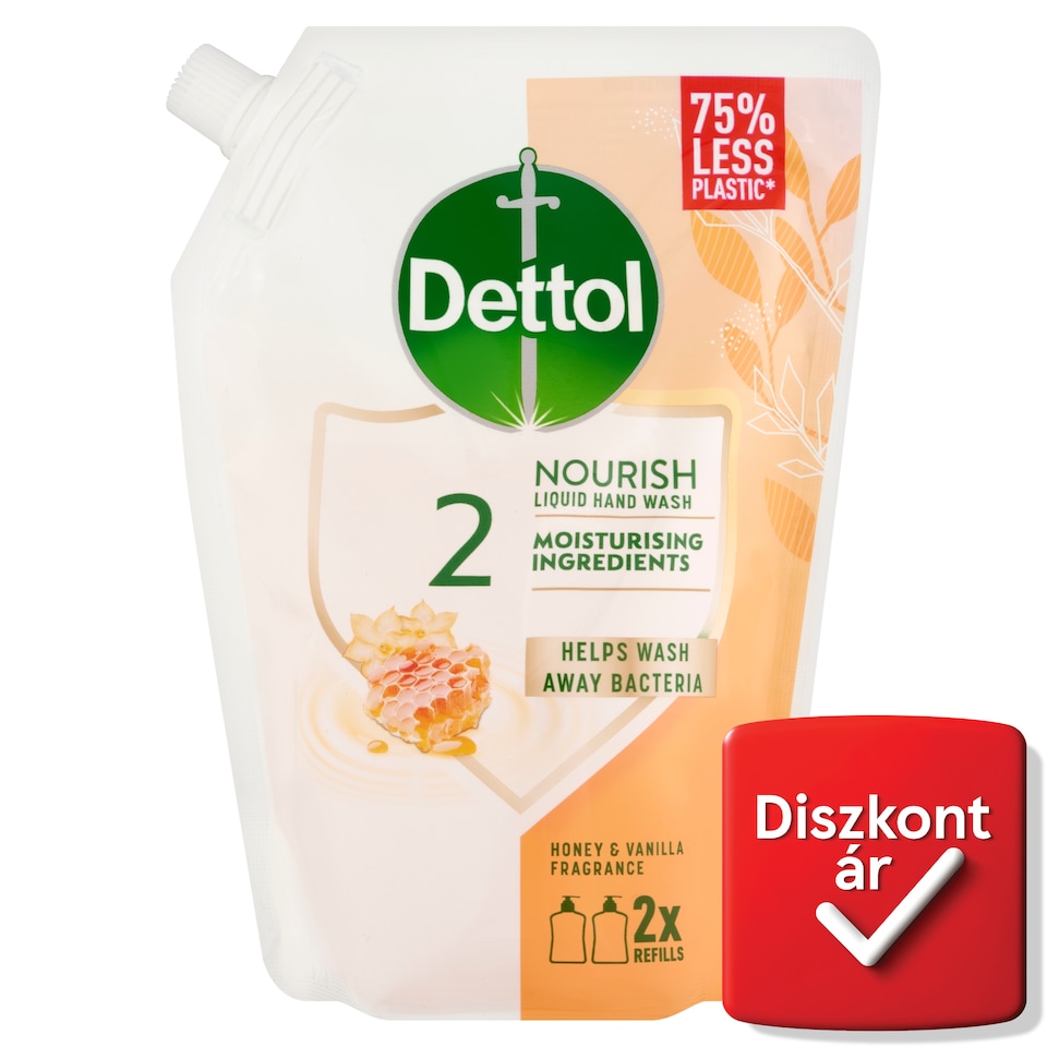 Dettol mézes folyékony szappan utántöltő 500 ml  1. kép