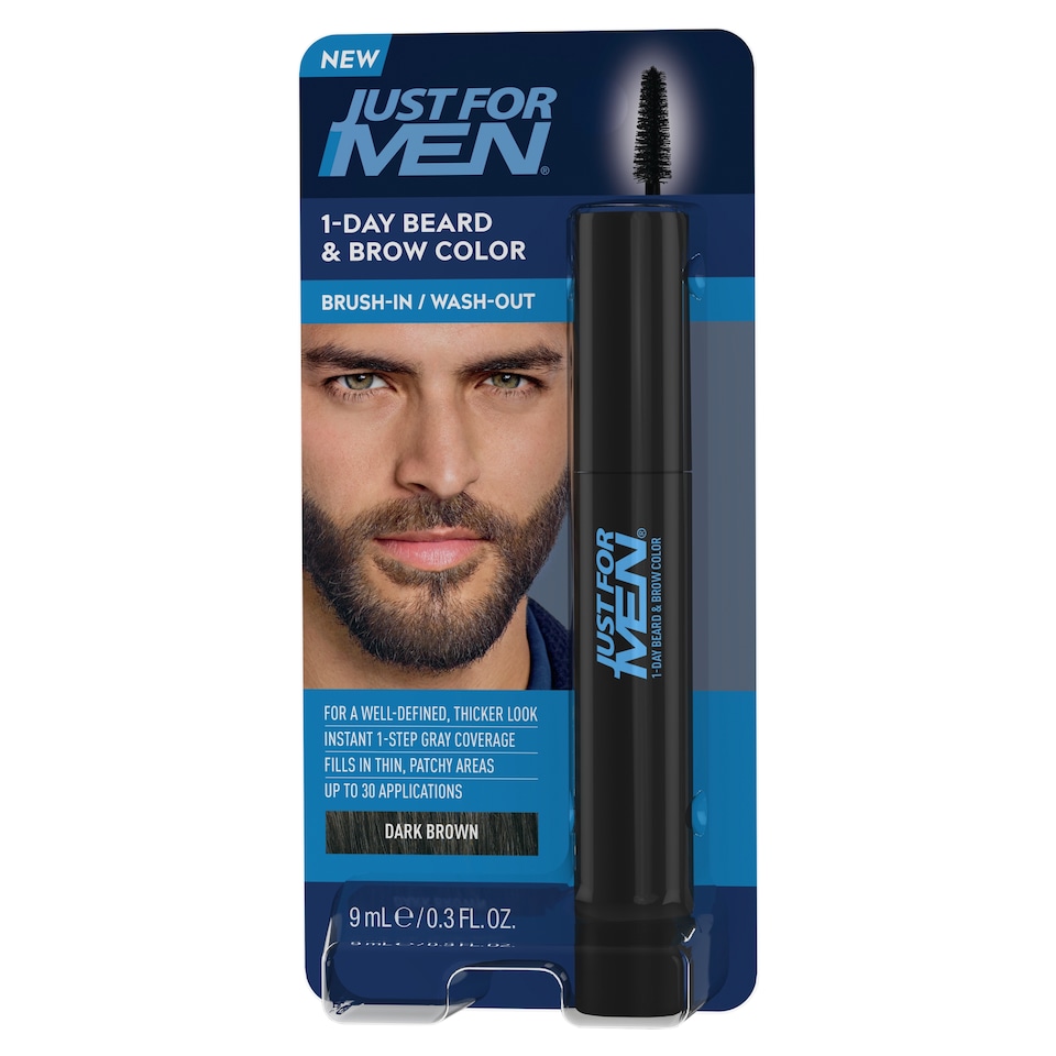 Just For Men 1-Day Beard & Brow Color Dark Brown 9ml