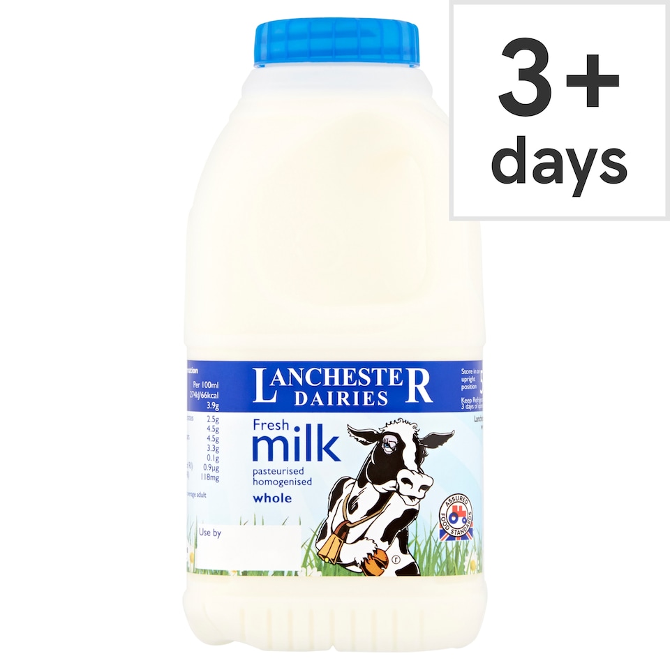 Lanchester Dairy Whole Milk 500Ml