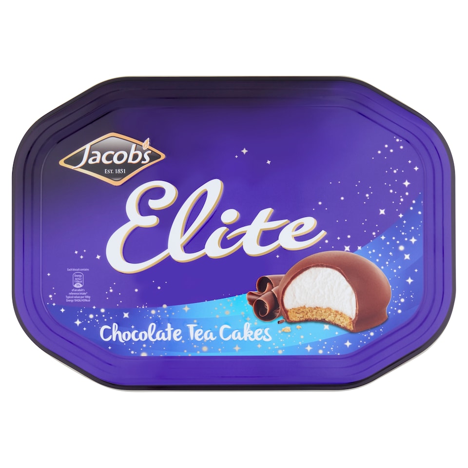 Jacobs Elite Chocolate Tea Cakes 20 X 25G