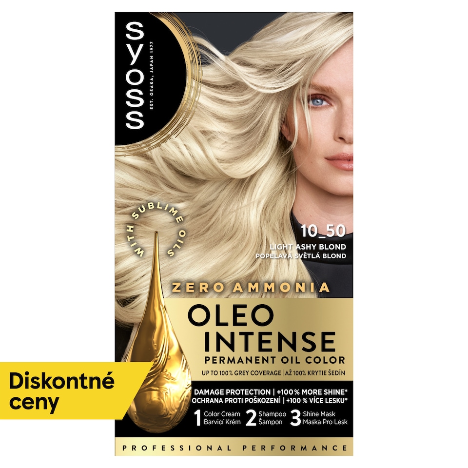 Syoss Oleo Intense 10-50 Popolavý blond 50 ml