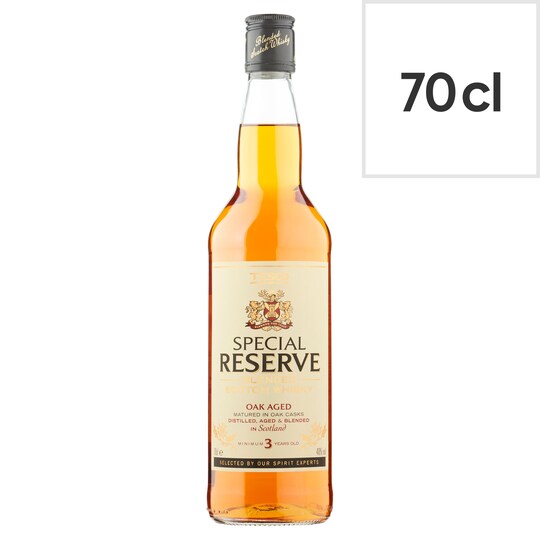 Tesco Special Reserve Scotch Whisky 70Cl Tesco Groceries
