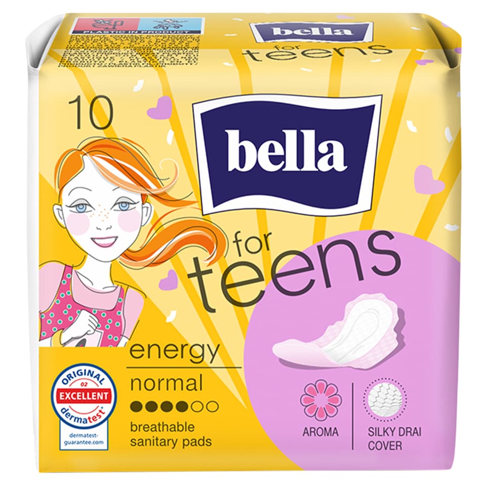 Bella For Teens Energy Normal hygienické vložky 10 ks