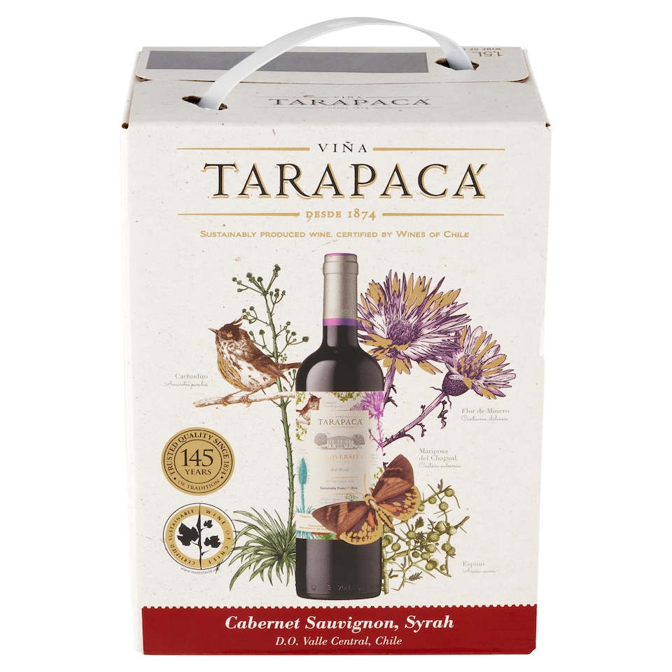 obrázok 1 z Viña Tarapacá Cabernet Sauvignon Syrah víno 1500 ml