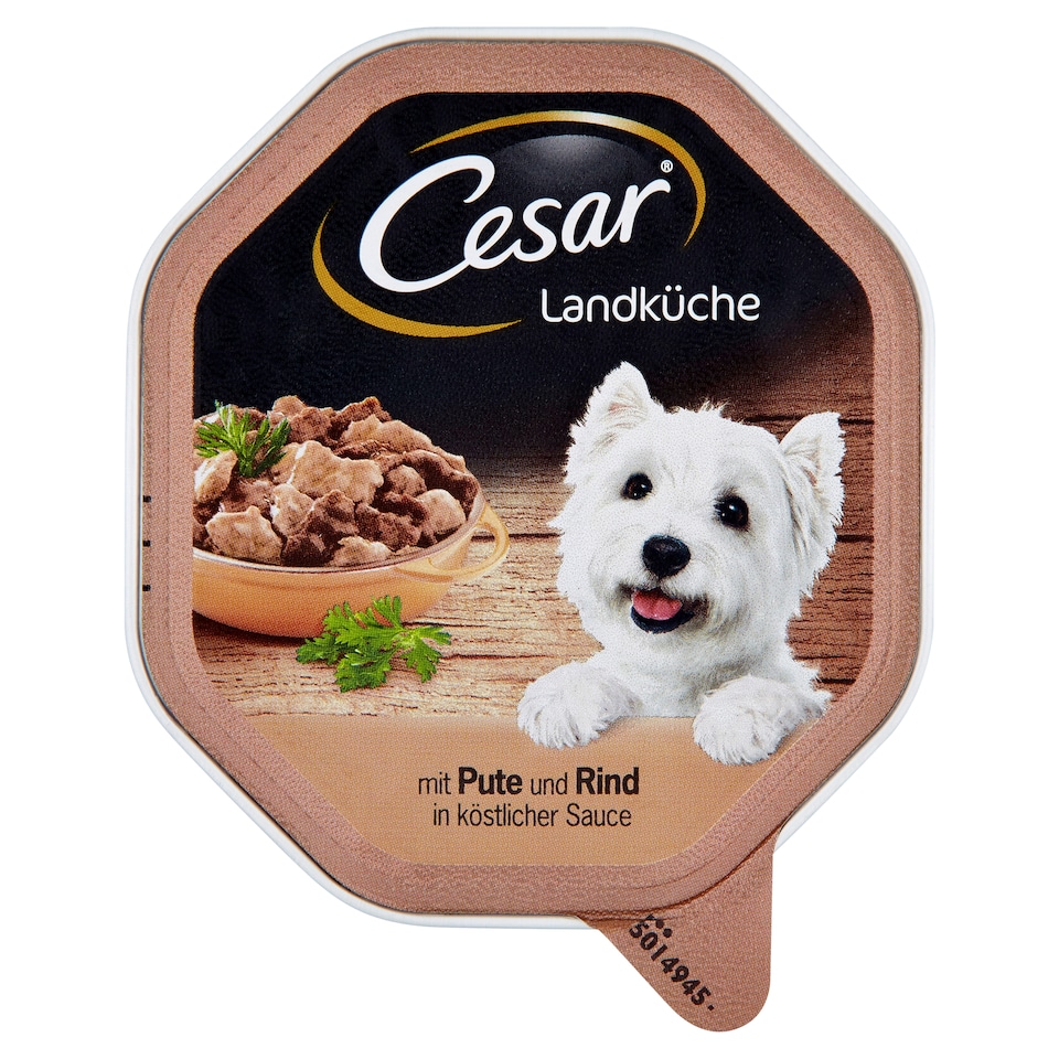 Cesar Complete Wet Food for Adult Dogs with Turkey, Beef and Herbs 150 g