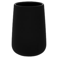F&F Home Matte Black Bathroom Tumbler Cup