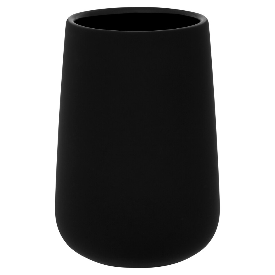 F&F Home Matte Black Bathroom Tumbler Cup