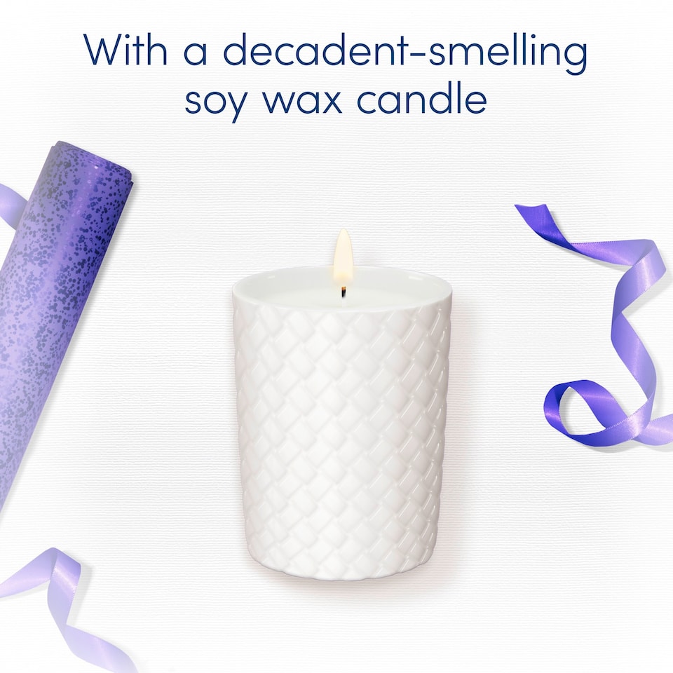 image 1 of Dove Body+Mind Collection Gift Set with Candle 