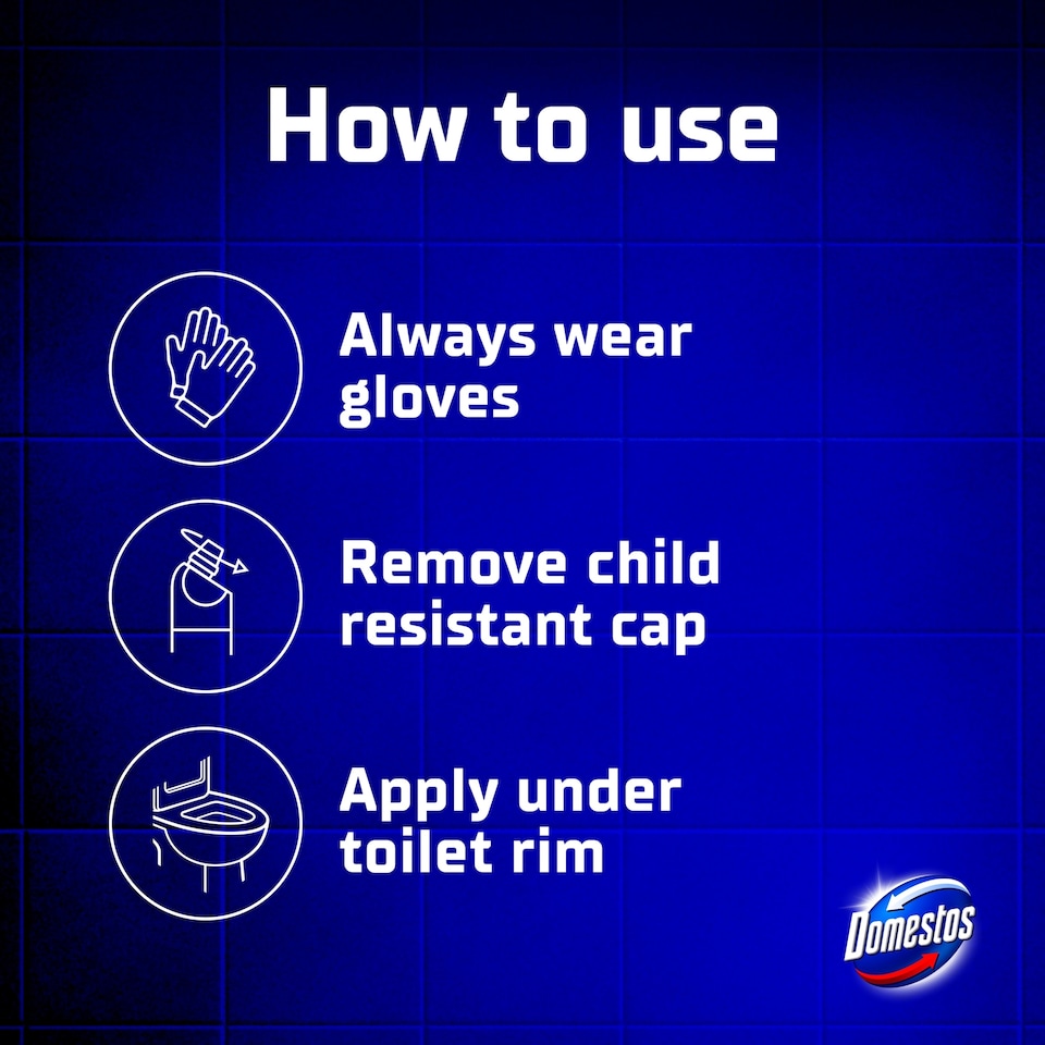 image 1 of Domestos Bleach Original Toilet Cleaner 750ml