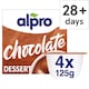 image 1 of Alpro Chocolate Dairy Free Vegan Soya Dessert 4x125g