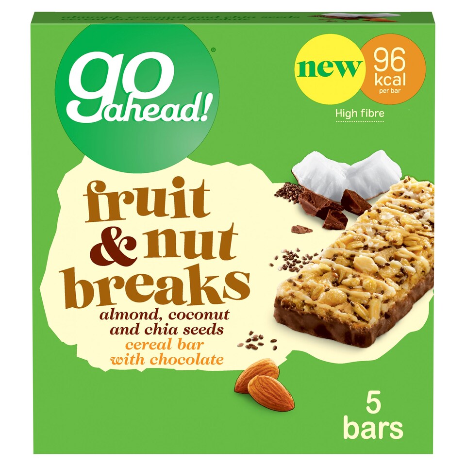 Go Ahead Fruit & Nut Breaks Coconut 5X20g