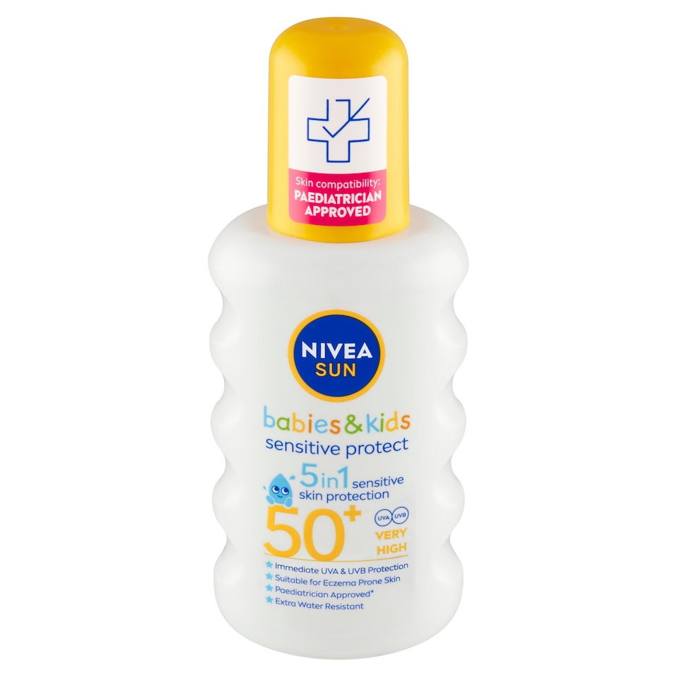 image 1 of Nivea Sun Sensitive Protect Detský sprej na opaľovanie OF 50+ 200 ml