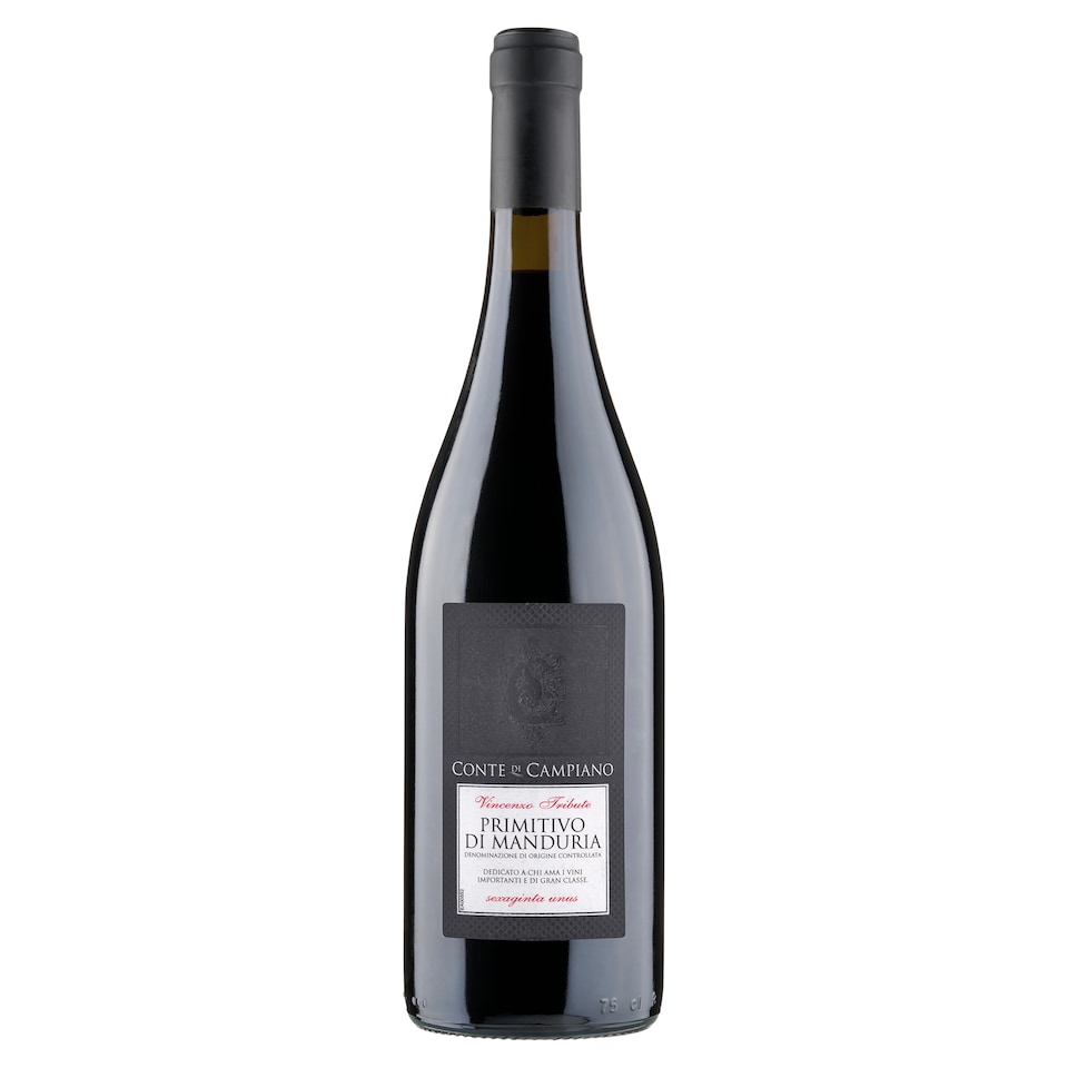 obrázok 1 z Conte di Campiano Primitivo di Manduria DOC červené víno 75 cl