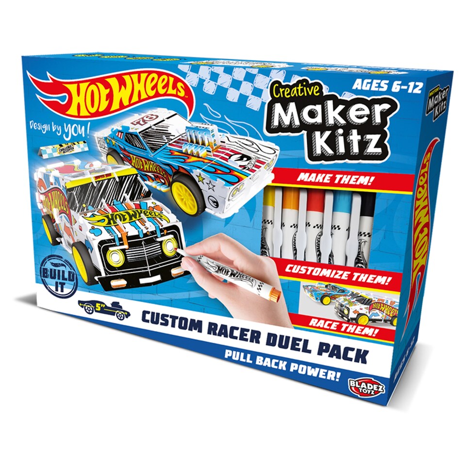 Hot Wheels Maker Kitz Diy Twin Pack