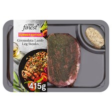Tesco Finest Gremolata Lamb Leg Steaks 415g