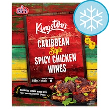 Kingston's Caribbean Style Spicy  Chicken Wings 500g