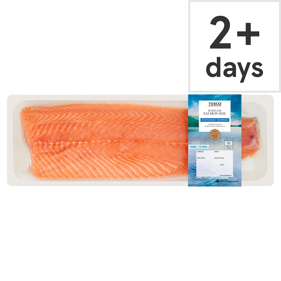Tesco Boneless Salmon Side