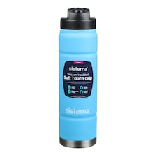 Sistema Blue Soft Touch Grip Water Bottle 709ml