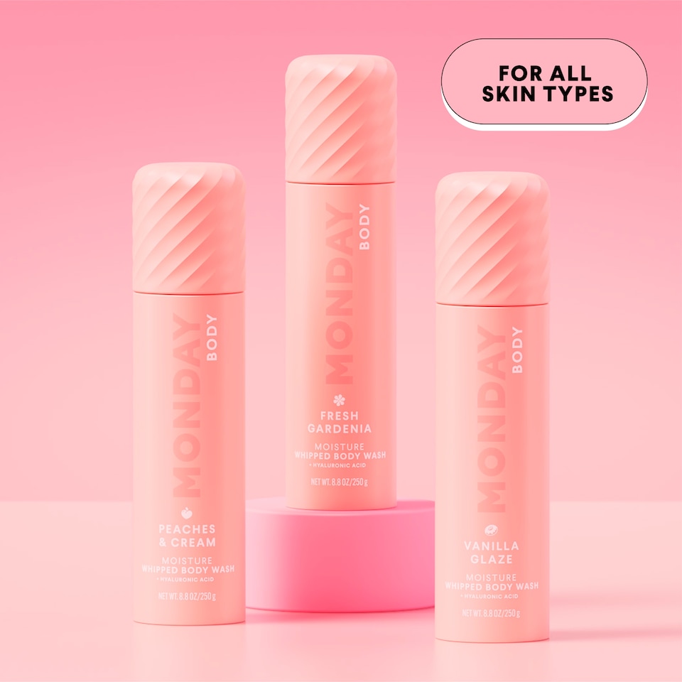 image 1 of MONDAY HAIRCARE WHIPPED BODY WASH VANILLA GLAZE 265ML